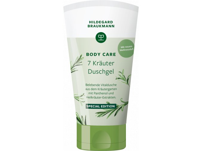 4016083075039 BODY CARE 7 Kraeuter Duschgel 150 ml Special Edition highres 11356