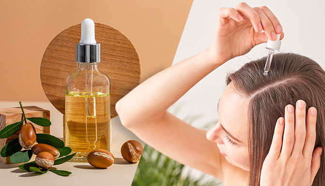 Péče o vlasy s arganovými produkty - kompletní rutina krok za krokem