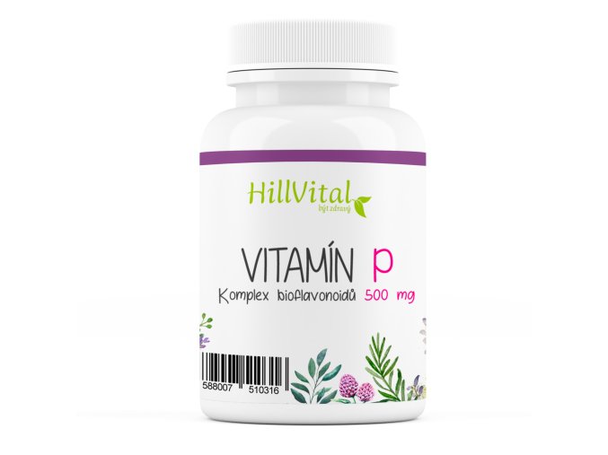 Vitamín P - bioflavonoidy na křečové žíly, 60 ks | HillVital