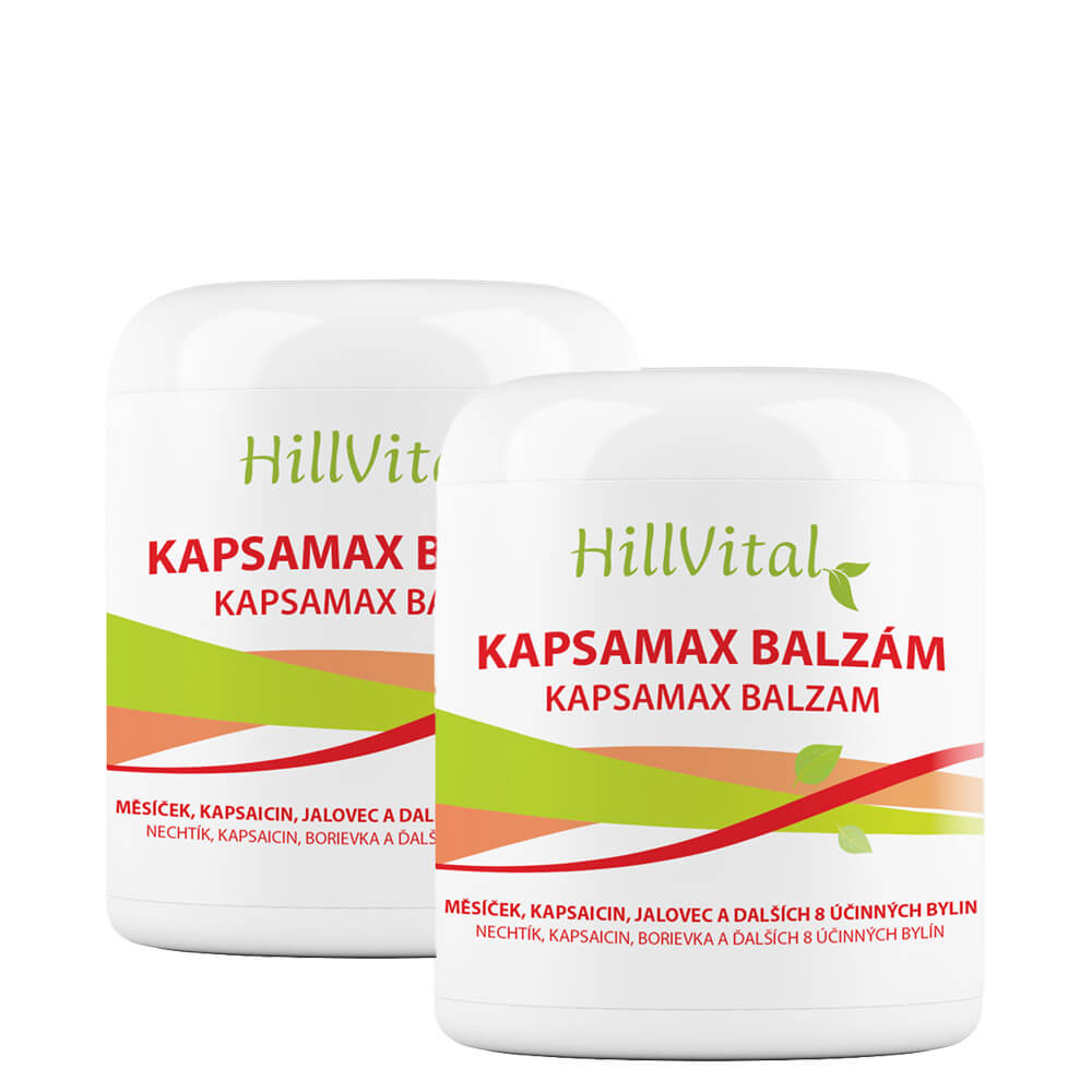 HillVital | Výhodná dvojbalení - Kapsamax balzám 2x 250 ml HillVital | Výhodná dvojbalení - Kapsamax balzám 2x 250 ml