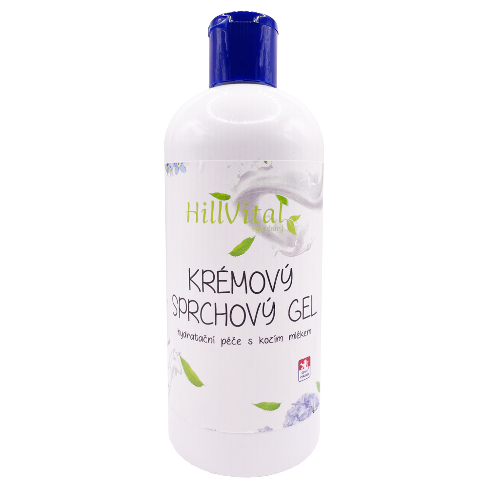 Levně HillVital Krémový sprchový gel s kozím mlékem, 400 ml