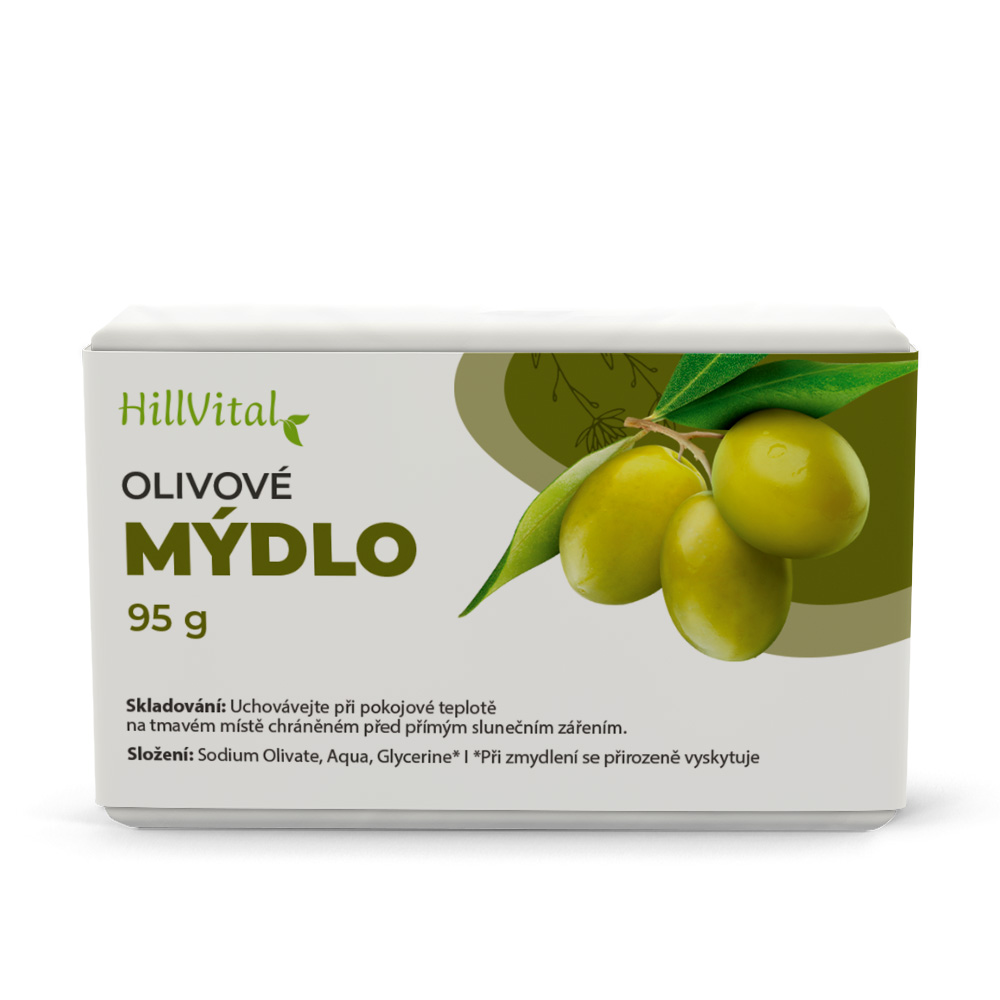 Levně HillVital Mýdlo s olivami 95 g