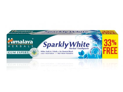 Himalaya herbals zubní pasta pro zářivě bílé zuby 75 ml + 33% Zdarma