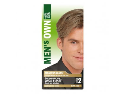 Hennaplus Přírodní barva pro muže STŘEDNÍ BLOND