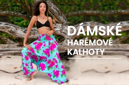 Turecké - harémové kalhoty