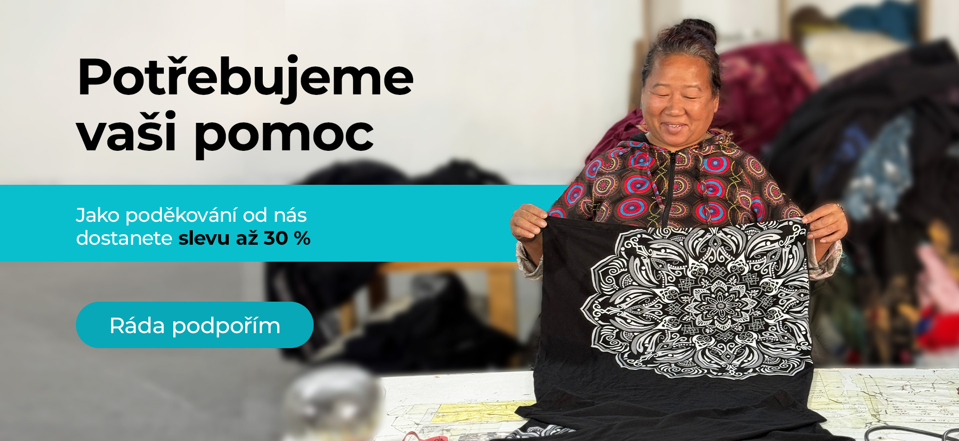 Potřebujeme Vaši pomoc