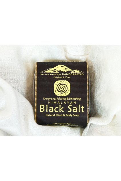 Ručně vyrobené mýdlo - Černá sůl