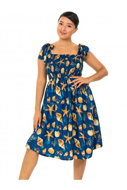 Šaty-sukně 2v1 Nila Sea - modrá