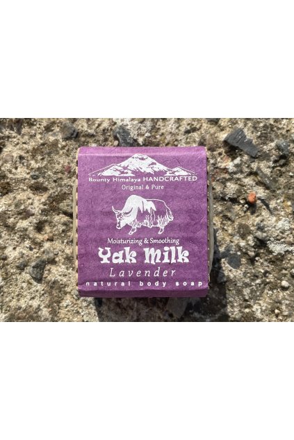 Ručně vyrobené mýdlo Yak Milk - Lavender