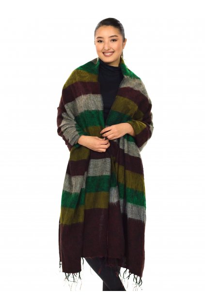 Deka/pléd Yak wool Nepal 76