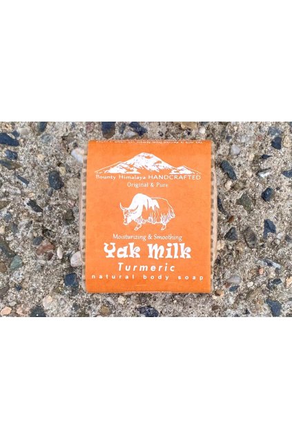 Ručně vyrobené mýdlo Yak Milk - Kurkumové mléko