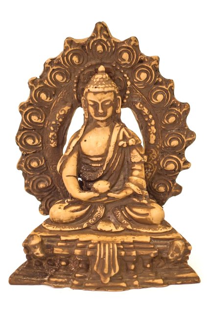 Socha Buddha Amitabha - s gestem meditace