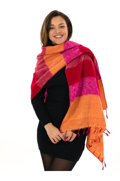 Hřejivá šála Yak wool 128