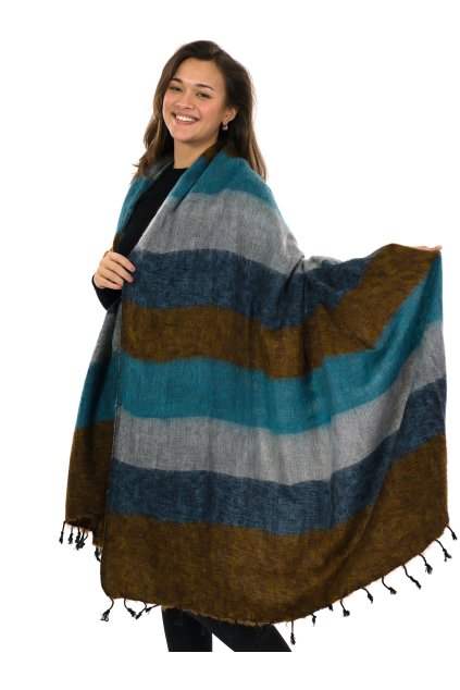 Deka/pléd Yak wool Nepal 102