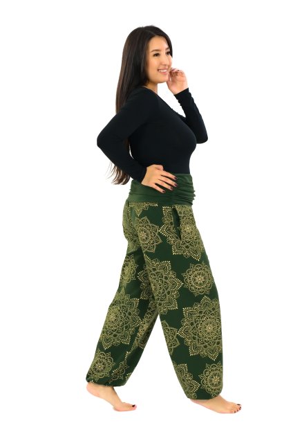 Kalhoty Mandu khaki (5)