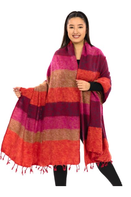 Deka/pléd Yak wool Nepal 111