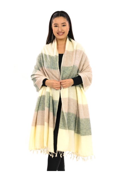 Deka/pléd Yak wool Nepal 118