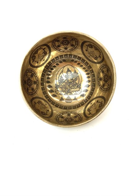 Tibetská zpívající mísa 389 gr - ručně tepaná