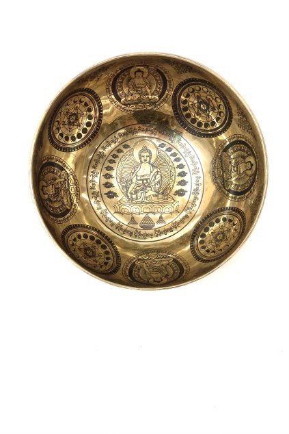 Tibetská zpívající mísa 1134 gr - ručně tepaná