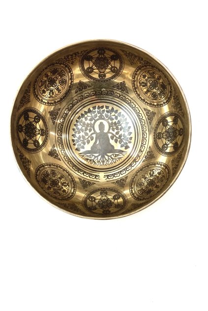 Tibetská zpívající mísa 885 gr - ručně tepaná