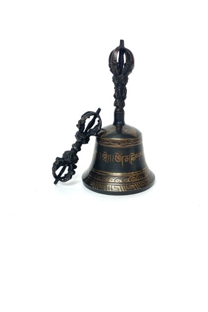 Tibetský rituální zvonek Dilbu a dordže