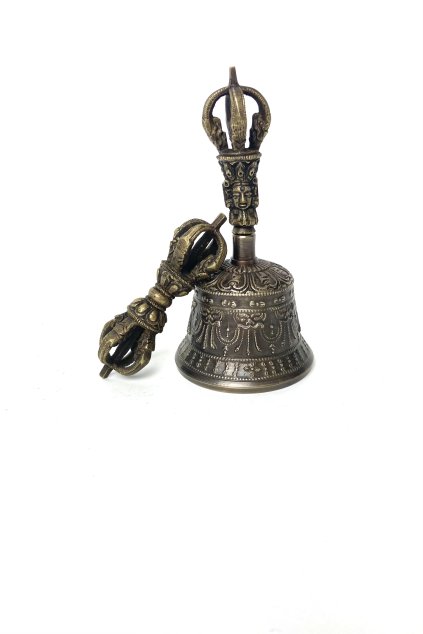 Tibetský rituální zvonek Dilbu a dordže