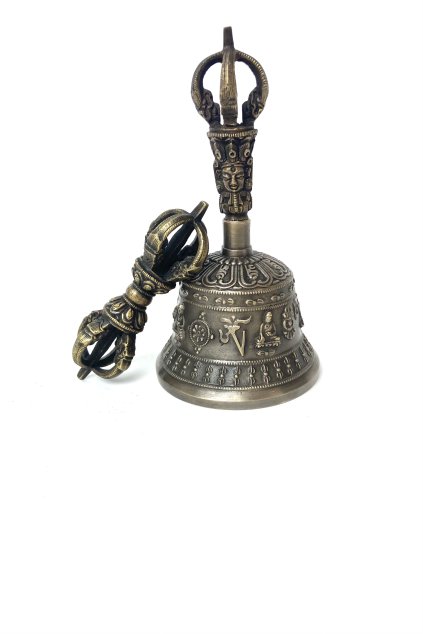 Tibetský rituální zvonek Dilbu a dordže