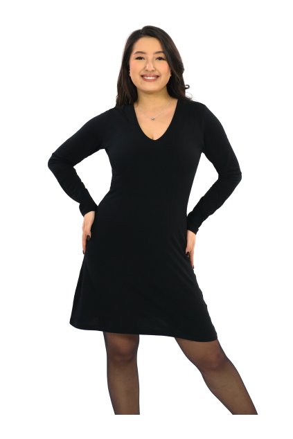 Šaty Plain Jasmine - černá