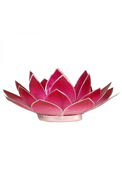 Lotosový svícen - světle růžová
