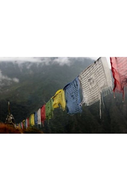 Lungta - tibetské modlitební praporky střední