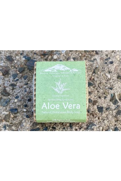Ručně vyrobené mýdlo z Nepálu - Aloe Vera