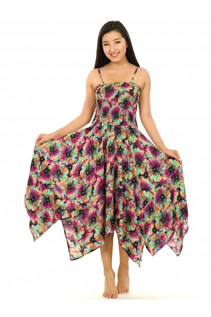 Šaty-sukně 2v1 Dawa Lanai - barevné
