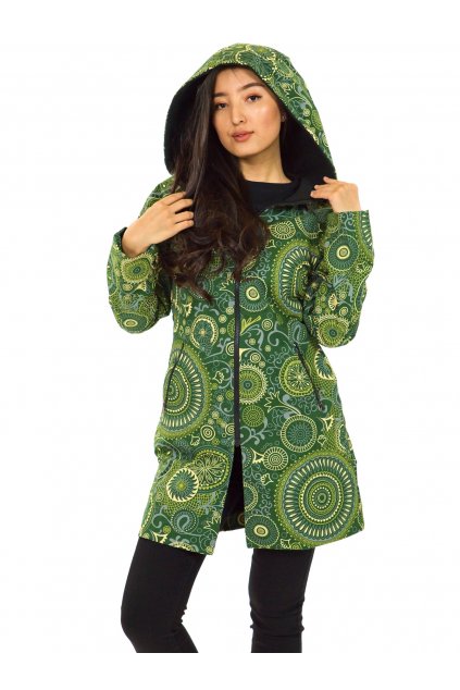 Podzimní/zimní kabát Hiva - zelený