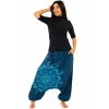 Harémové kalhoty Rania - petrolejové