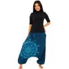 Harémové kalhoty Rania - petrolejové