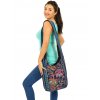 Vyšívaná crossbody kabelka Shimla - modrá