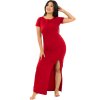 Dlouhé šaty Plain Mililani- červená