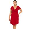 Zavinovací šaty Plain Meda - červená