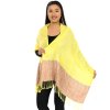 Šátek pašmína Nepal - žlutá