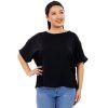 Oversize tričko Plain Sara černá (2)