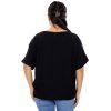 Oversize tričko Plain Sara černá (4)