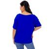 Oversize tričko Plain Sara královská modrá (2)