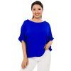 Oversize tričko Plain Sara královská modrá (4)