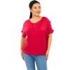 Oversize top Plain Manita - červená