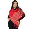 Šátek pašmína Nepal - červená