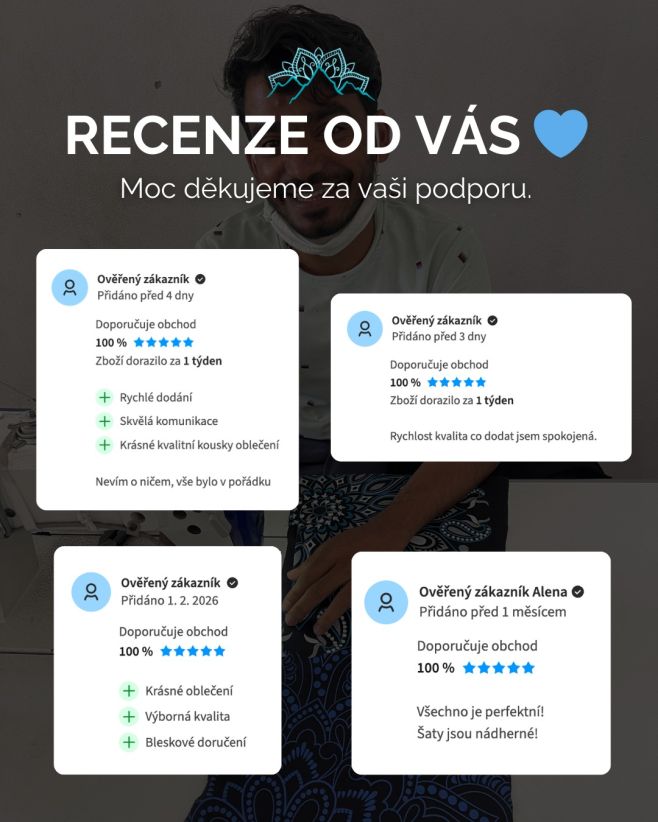DĚKUJEME za vaše krásné recenze 💙 Vaše zprávy, komentáře a sdílené zkušenosti pro nás znamenají opravdu hodně. Každá...