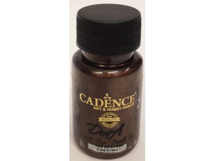 Metalická akrylová barva Cadence 168, 50ml hnědá