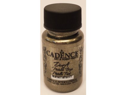 Metalická akrylová barva Cadence 138, 50ml antracitová