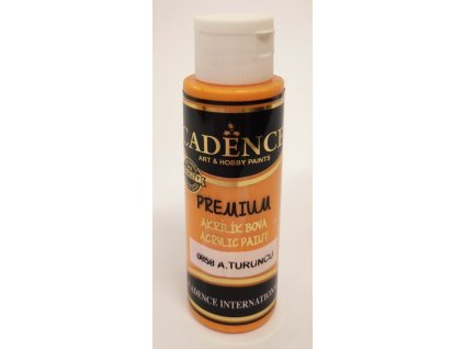 Akrylová barva Cadence Premium 70ml A0858 oranžová