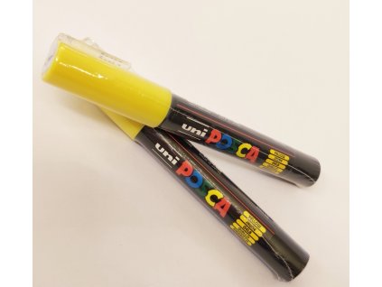 POSCA PC-1M 0,7mm plastový hrot, žlutá